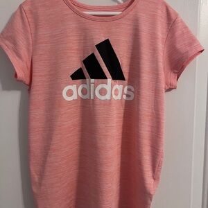 Adidas Kids Coral Tee with Logo